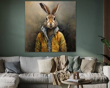 Anthropomorphes Kaninchen von Wunderbare Kunst