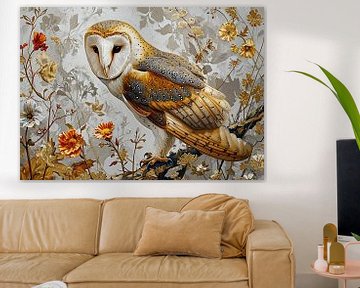 Hibou | Luxury Owl Art sur De Mooiste Kunst