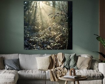 Forest in the morning sun by DNH Expressions