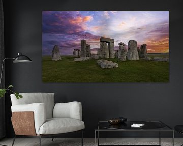 Stonehenge, the famous stone circle in England by Maarten Hoek