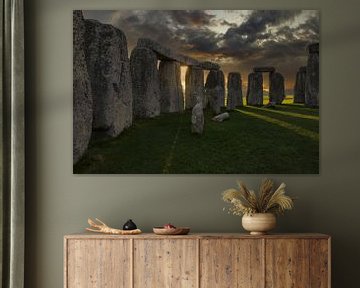 Stonehenge, de beroemde steencirkel in Engeland van Maarten Hoek