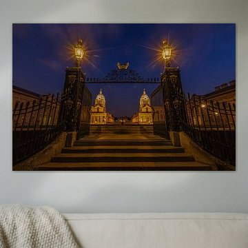 Greenwich, London in the blue hour