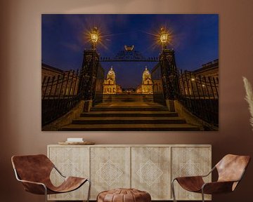 Greenwich, London in the blue hour by Maarten Hoek