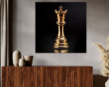 Pièce d'échecs du roi sur The Xclusive Art