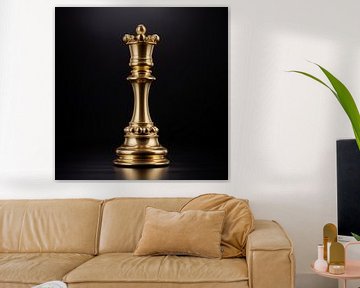 Queen chess piece by TheXclusive Art