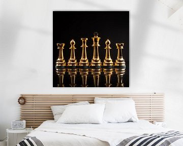 Chess pieces portrait by The Exclusive Painting