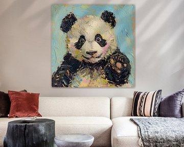 Babypanda naar Hockney 2 van DNH Artful Living