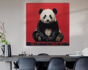 Babypanda an Hockney 4 von DNH Artful Living