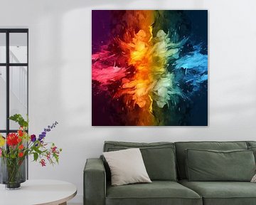 Kleuren die samenkomen van TheXclusive Art