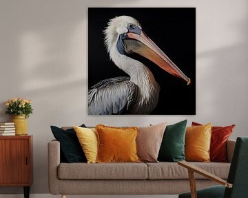 Pelikan-Porträt von The Xclusive Art