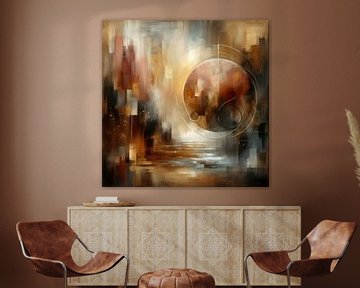 Abstract Planeet van FoXo Art