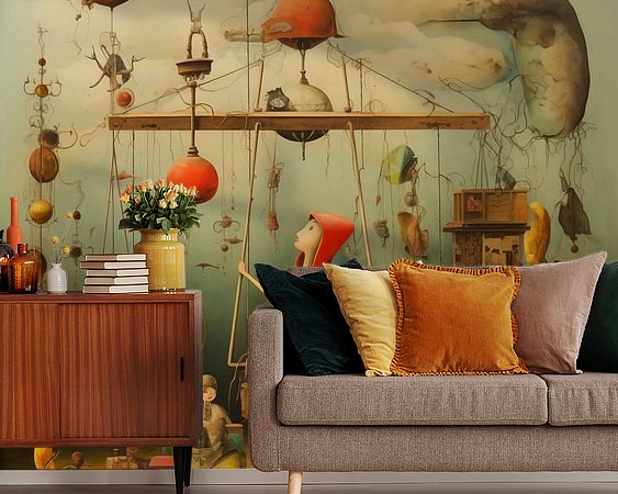 Example of the artwork in a room