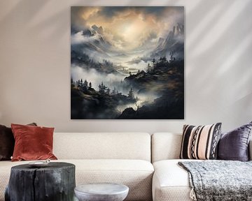 Vallei mistig van TheXclusive Art