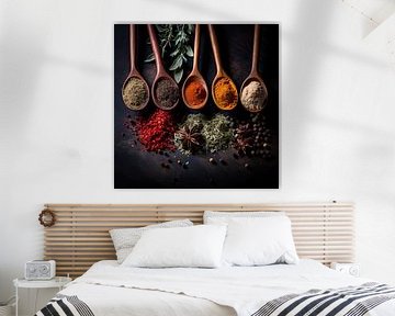 Spices on ladles by TheXclusive Art