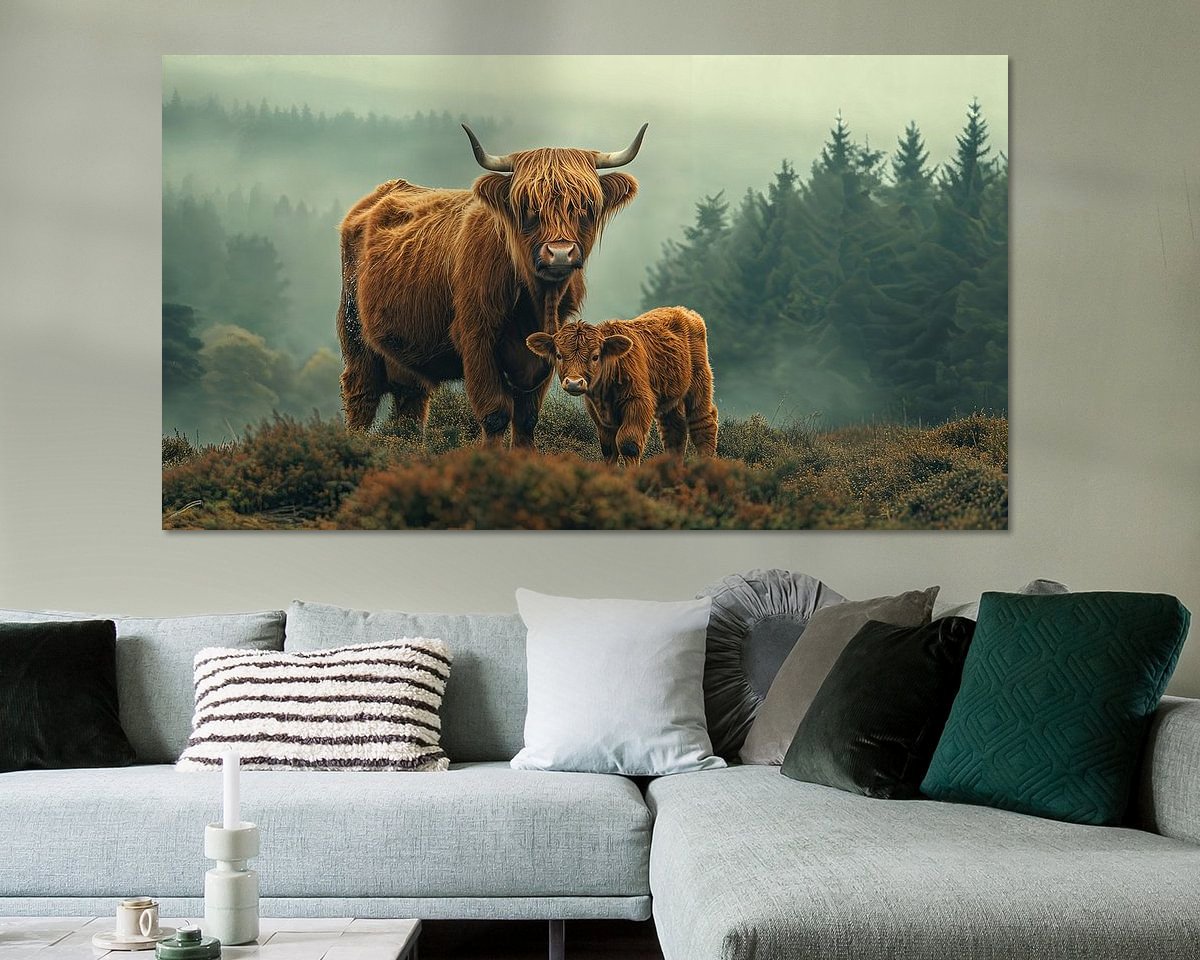 Example of the artwork in a room