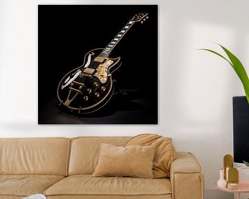 Guitar gold-black by TheXclusive Art