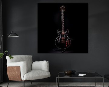 Guitar red-black by TheXclusive Art