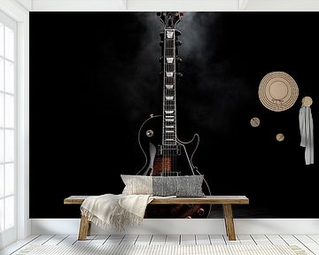 Gitarre braun-schwarz