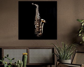 Saxofoon portret van TheXclusive Art