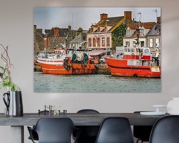 Trawler im Hafen von Barfleur von Hilke Maunder