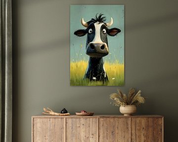 Surprised Cow by But First Framing