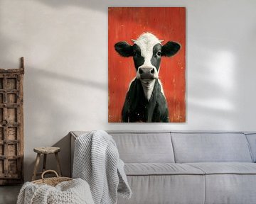Portrait of Cow by But First Framing
