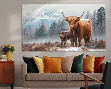 Scottish Highlanders: Highland Family by ByNoukk