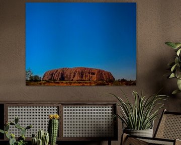 Ayers Rock oder Uluru, der heilige Felsen der Aborigines