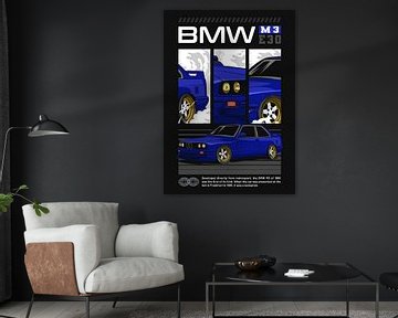 BMW M3 E30 Car sur Adam Khabibi