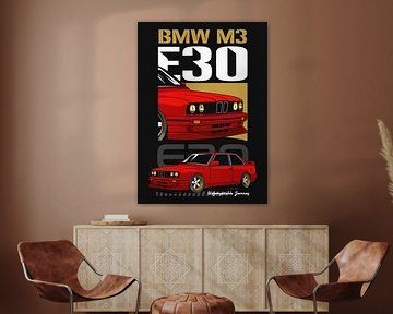 BMW M3 E30 Car by Adam Khabibi