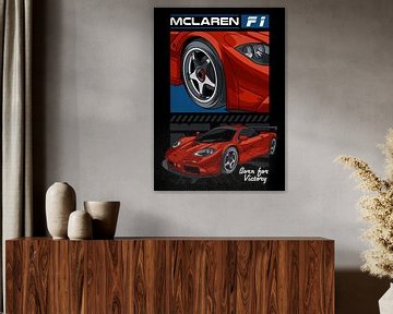 Voiture exotique McLaren F1 sur Adam Khabibi