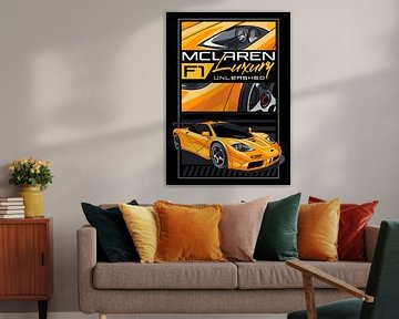 Voiture exotique McLaren F1 sur Adam Khabibi