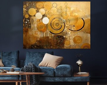 Gold | Gold Abstract by Abstract Painting