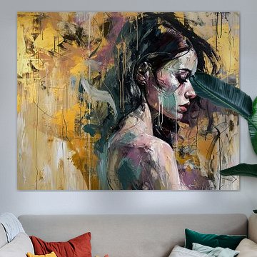 Portret in Goud van Blikvanger Schilderijen