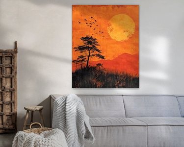 Example of the artwork in a room