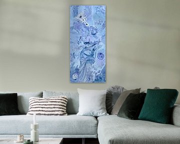 Vénus et ornement en bleu sur Claudia Gründler