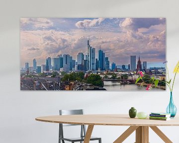 Die Skyline von Frankfurt am Main von Henk Meijer Photography