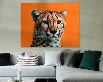 Cheetah's Charisma - Orange Aura von Eva Lee