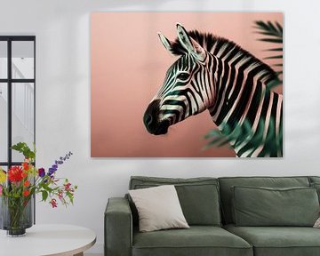 Zebra Zenith - Contrast en Compositie van Eva Lee