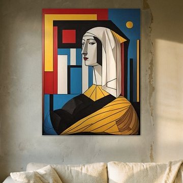 De geel blauw rode onwerkelijkheid