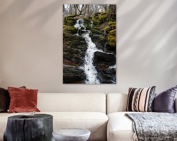 Small waterfall in Scotland by Sylvia Photography