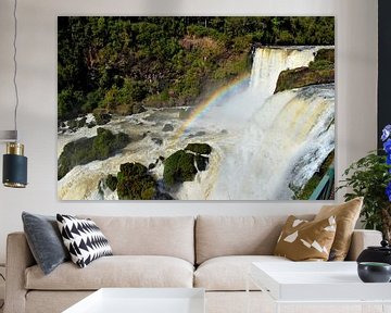 Iguazu watervallen in Paraguay van Karel Frielink