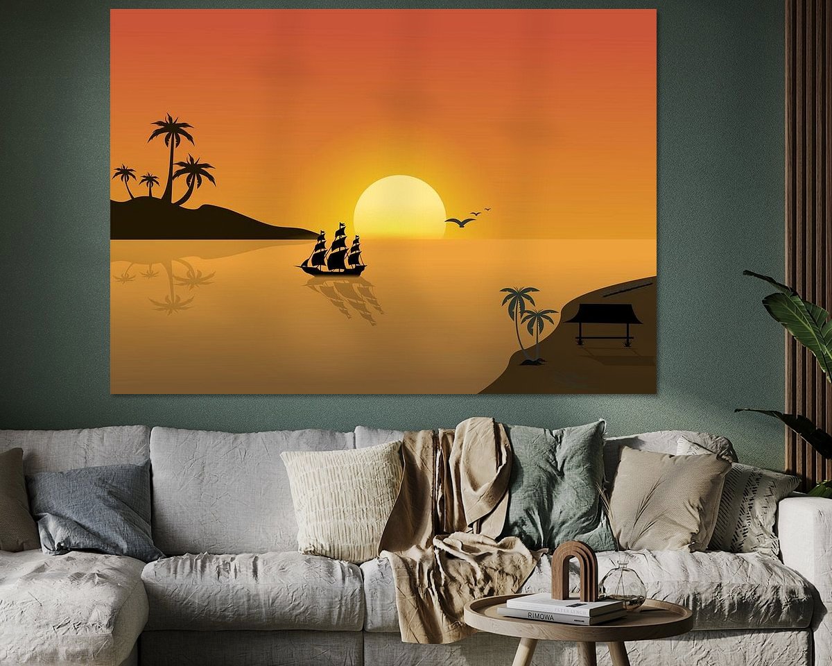 Example of the artwork in a room