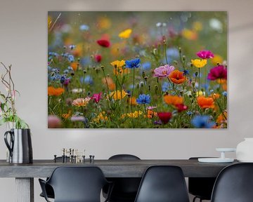 Fleurs sauvages dans la nature