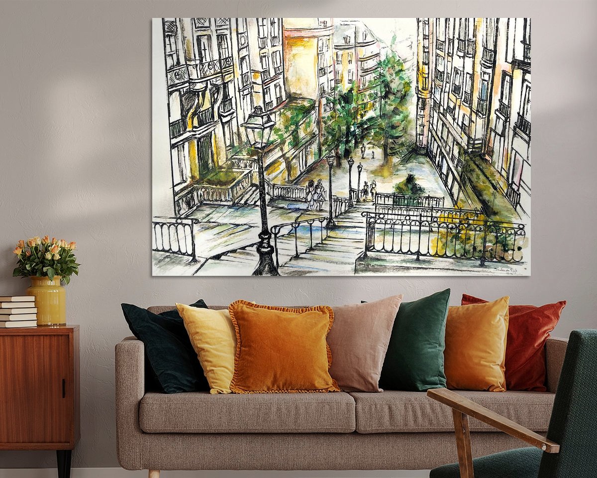 Example of the artwork in a room