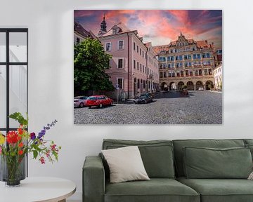 Innenstadt von Görlitz in Sachsen bei Sonnenuntergang von Animaflora PicsStock