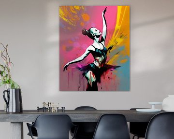 Ballerina 5 - posing woman in tutu by The Art Kroep