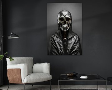 Skull portrait by Uwe Merkel