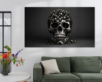 Portrait of a skull by Uwe Merkel