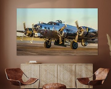 Boeing B-17 Flying Fortress "Yankee Lady". by Jaap van den Berg